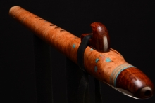 Maple Burl Native American Flute, Minor, Low D-3, #F42K